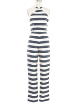 1997 Yeohlee Striped Halter Ensemble Suit arcadeshops.com