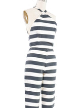 1997 Yeohlee Striped Halter Ensemble Suit arcadeshops.com