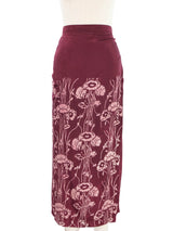 1997 Comme des Garcons Floral Print Wrap Skirt Bottom arcadeshops.com