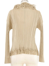 Issey Miyake Fringe Pleated Top Top arcadeshops.com
