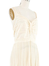 Plein Sud Ivory Knit Dress Dress arcadeshops.com