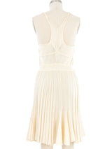 Plein Sud Ivory Knit Dress Dress arcadeshops.com