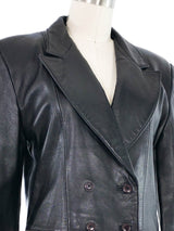 North Beach Leather Double Breasted Crop Jacket Jacket arcadeshops.com