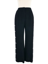 1993 Chanel Button Accented Trousers Bottom arcadeshops.com