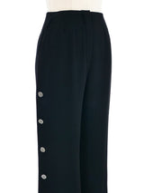 1993 Chanel Button Accented Trousers Bottom arcadeshops.com