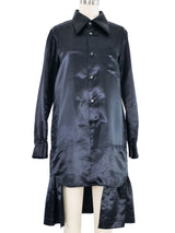2018 Comme des Garcons Ruffle Hem Shirt Dress Dress arcadeshops.com