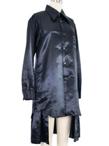2018 Comme des Garcons Ruffle Hem Shirt Dress Dress arcadeshops.com