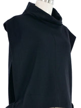 Issey Miyake Side Tie Turtleneck Top arcadeshops.com