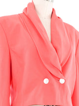 Genny Coral Cropped Jacket Jacket arcadeshops.com