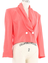 Genny Coral Cropped Jacket Jacket arcadeshops.com