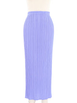Issey Miyake Pleats Please Lavender Midi Skirt Bottom arcadeshops.com