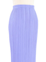 Issey Miyake Pleats Please Lavender Midi Skirt Bottom arcadeshops.com