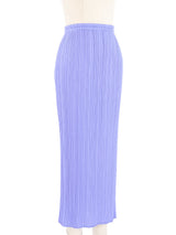 Issey Miyake Pleats Please Lavender Midi Skirt Bottom arcadeshops.com