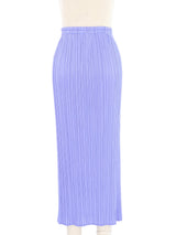 Issey Miyake Pleats Please Lavender Midi Skirt Bottom arcadeshops.com