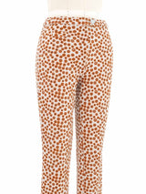 Versus Gianni Versace Dot Printed Capris Bottom arcadeshops.com