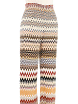 Missoni Chevron Knit Trousers Bottom arcadeshops.com