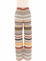 Missoni Chevron Knit Trousers Bottom arcadeshops.com