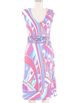 Emilio Pucci Pink and Turquoise Dress Dress arcadeshops.com
