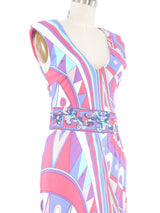Emilio Pucci Pink and Turquoise Dress Dress arcadeshops.com