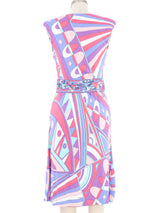 Emilio Pucci Pink and Turquoise Dress Dress arcadeshops.com