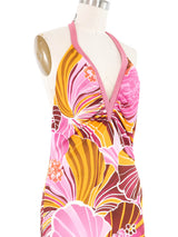2003 D&G Floral Halter Dress Dress arcadeshops.com