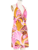 2003 D&G Floral Halter Dress Dress arcadeshops.com