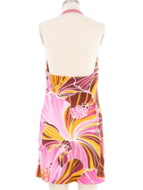 2003 D&G Floral Halter Dress Dress arcadeshops.com