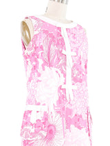 1960s Lilly Pulitzer Floral Mini Dress Dress arcadeshops.com