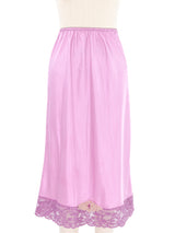 Christian Dior Overdyed Lavender Slip Skirt Bottom arcadeshops.com