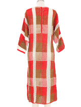 Plaid Crochet Dress Dress arcadeshops.com