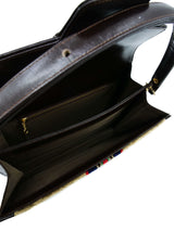 Velour Stripe Handbag Accessory arcadeshops.com