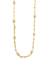 St. John Goldtone Faceted Bead Necklace Accessory arcadeshops.com