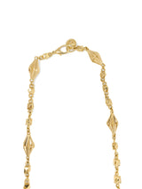 St. John Goldtone Faceted Bead Necklace Accessory arcadeshops.com