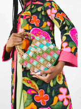 1950s Pastel Beaded Handbag Accessory arcadeshops.com