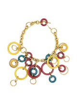 Acrylic Ring Bib Necklace Accessory arcadeshops.com