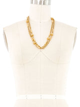 St. John Gold Tone Necklace Accessory arcadeshops.com