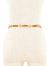 Gucci Enamel Logo Accented Chain Belt Accessory arcadeshops.com