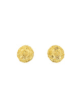 Chanel Baroque Logo Button Earrings Accessory arcadeshops.com