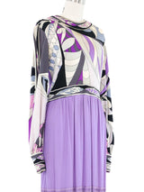 Emilio Pucci Printed Fringe Trim Dress Dress arcadeshops.com