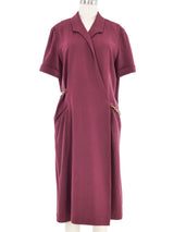 Hermes Belted Wrap Shirt Dress Dress arcadeshops.com