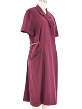 Hermes Belted Wrap Shirt Dress Dress arcadeshops.com
