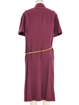 Hermes Belted Wrap Shirt Dress Dress arcadeshops.com