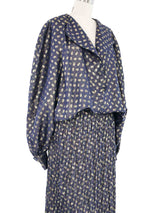 Laura Biagiotti Metallic Caftan Dress arcadeshops.com