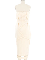 2020 Maison Margiela Layered Organza Trouser Tube Dress Dress arcadeshops.com