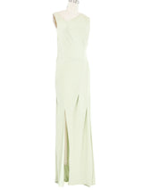 2007 Christian Dior Pale Green Bias Gown Dress arcadeshops.com