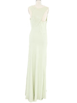 2007 Christian Dior Pale Green Bias Gown Dress arcadeshops.com