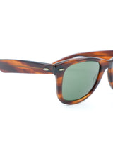 1980s Ray Ban Wayfarer Brown Sunglasses Accessory arcadeshops.com