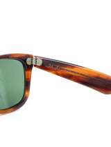 1980s Ray Ban Wayfarer Brown Sunglasses Accessory arcadeshops.com