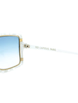 Ted Lapidus Marbled Square Sunglasses Accessory arcadeshops.com
