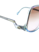 1970s Diane Von Furstenberg Drop Temple Sunglasses Accessory arcadeshops.com